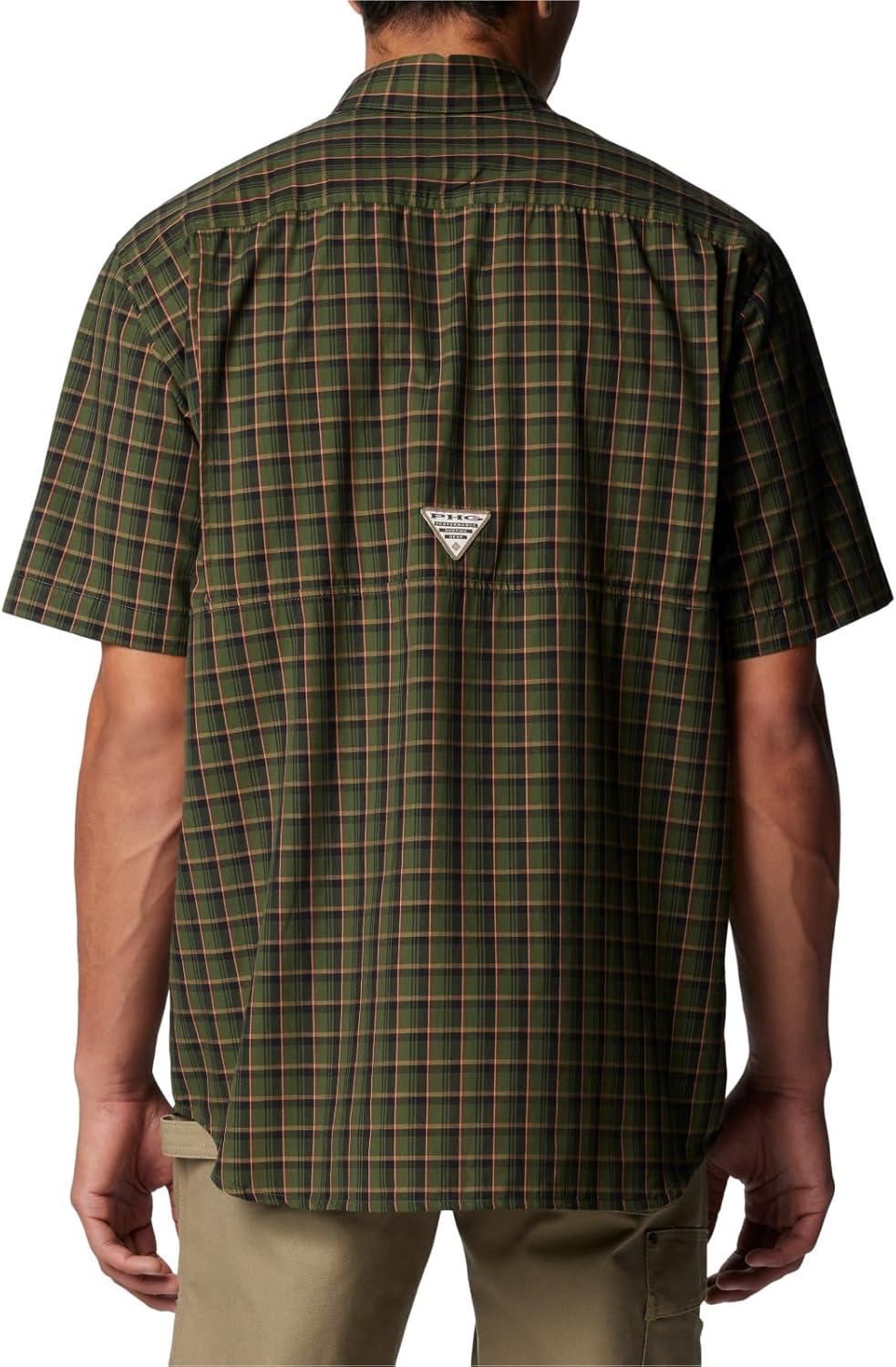 imageColumbia Mens Sharptail Short Sleeve ShirtSharptail Short Sleeve ShirtSurplus Green Blinded