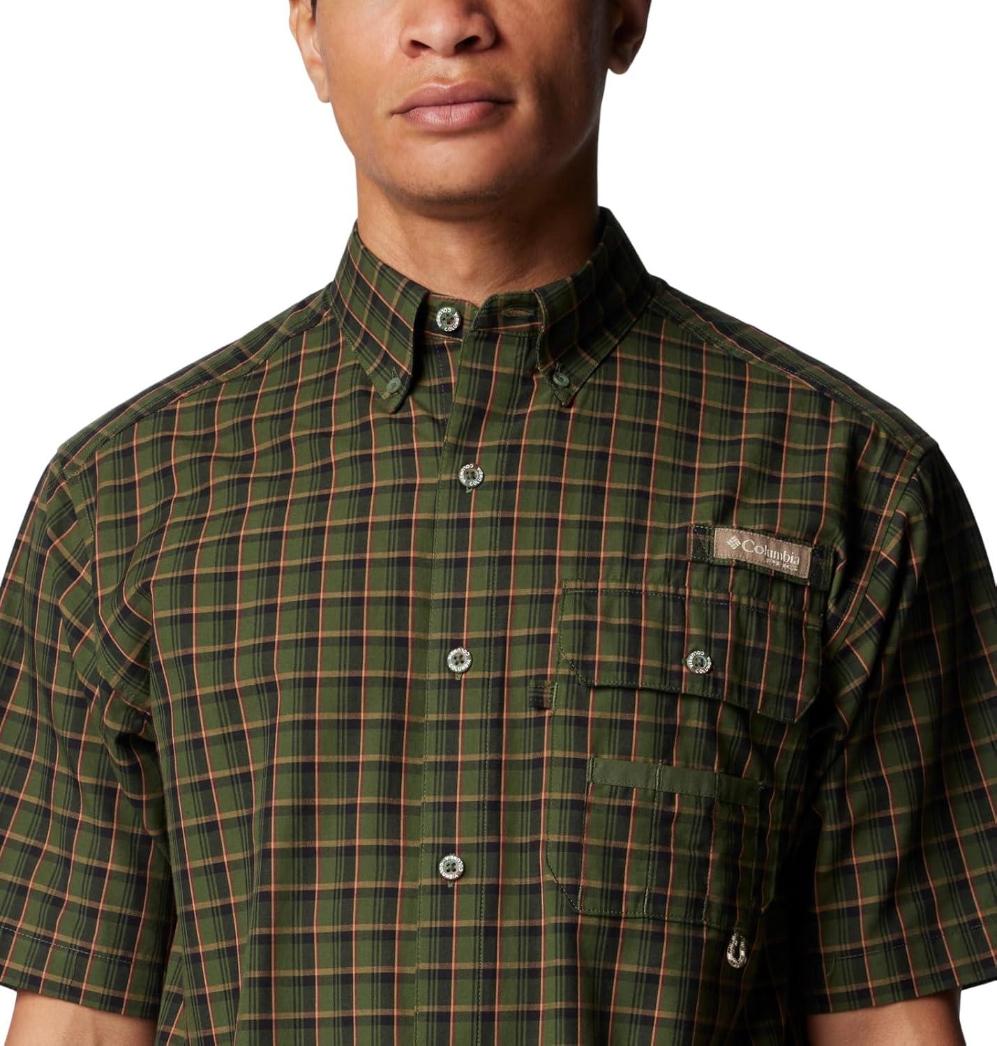 imageColumbia Mens Sharptail Short Sleeve ShirtSharptail Short Sleeve ShirtSurplus Green Blinded
