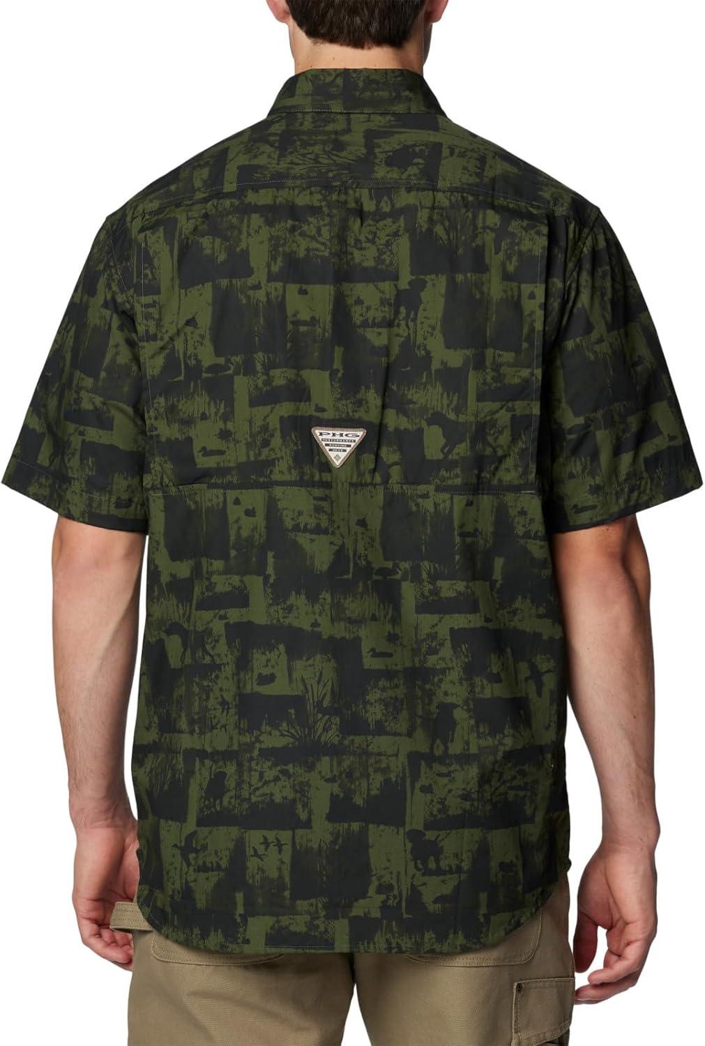 imageColumbia Mens Sharptail Short Sleeve ShirtSharptail Short Sleeve ShirtSurplus Green Deer Stand Check