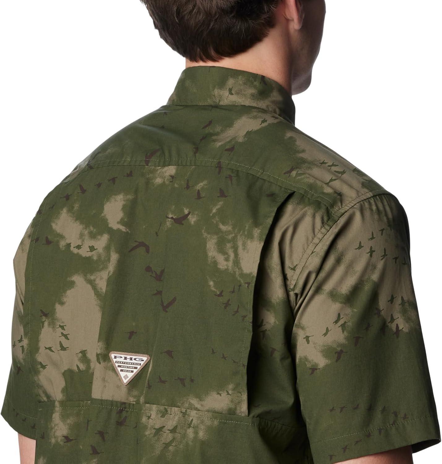 imageColumbia Mens Sharptail Short Sleeve ShirtSharptail Short Sleeve ShirtSurplus Green Migration Print