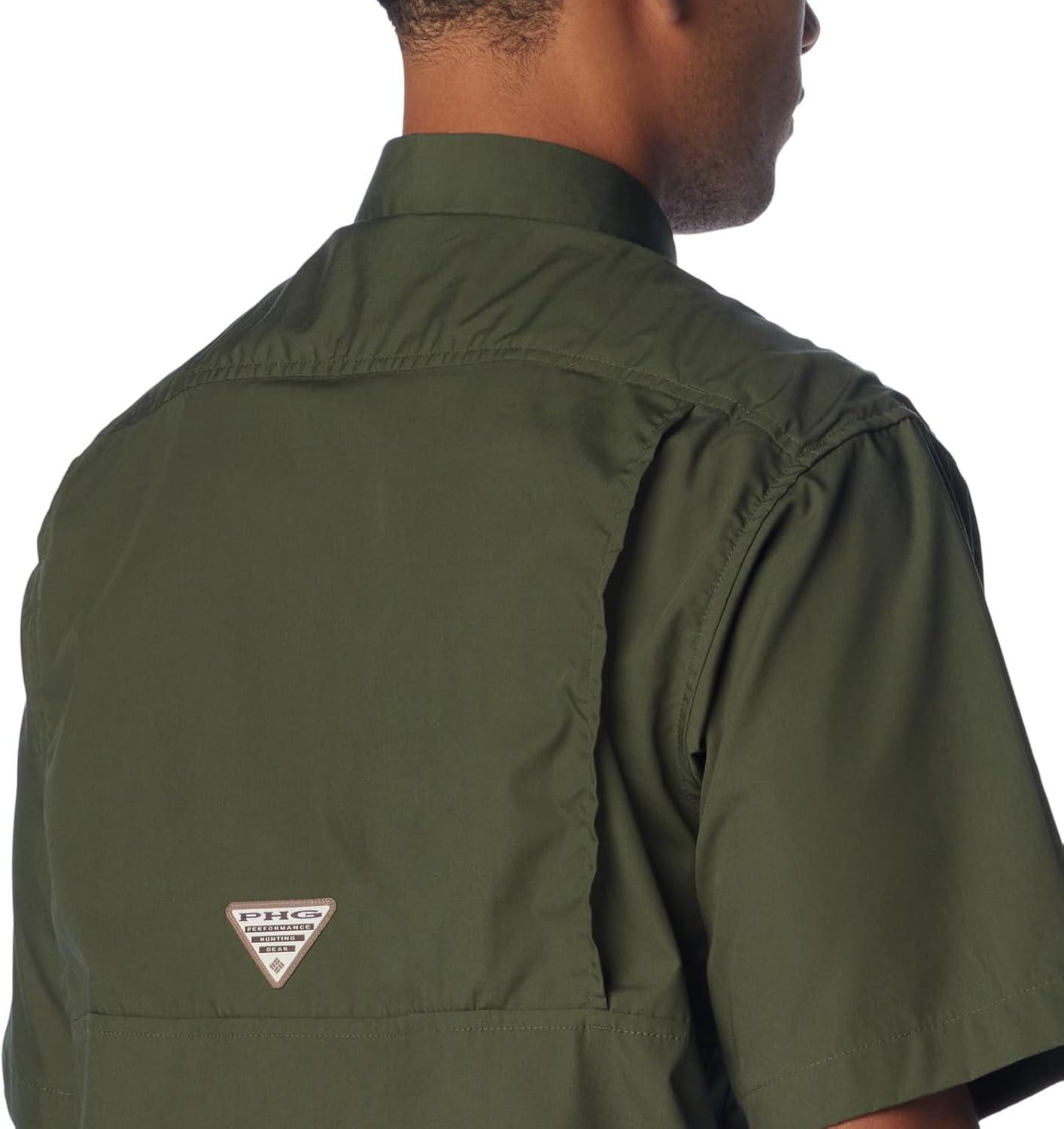 imageColumbia Mens Sharptail Short Sleeve ShirtSharptail Short Sleeve ShirtSurplus GreenRt Edge