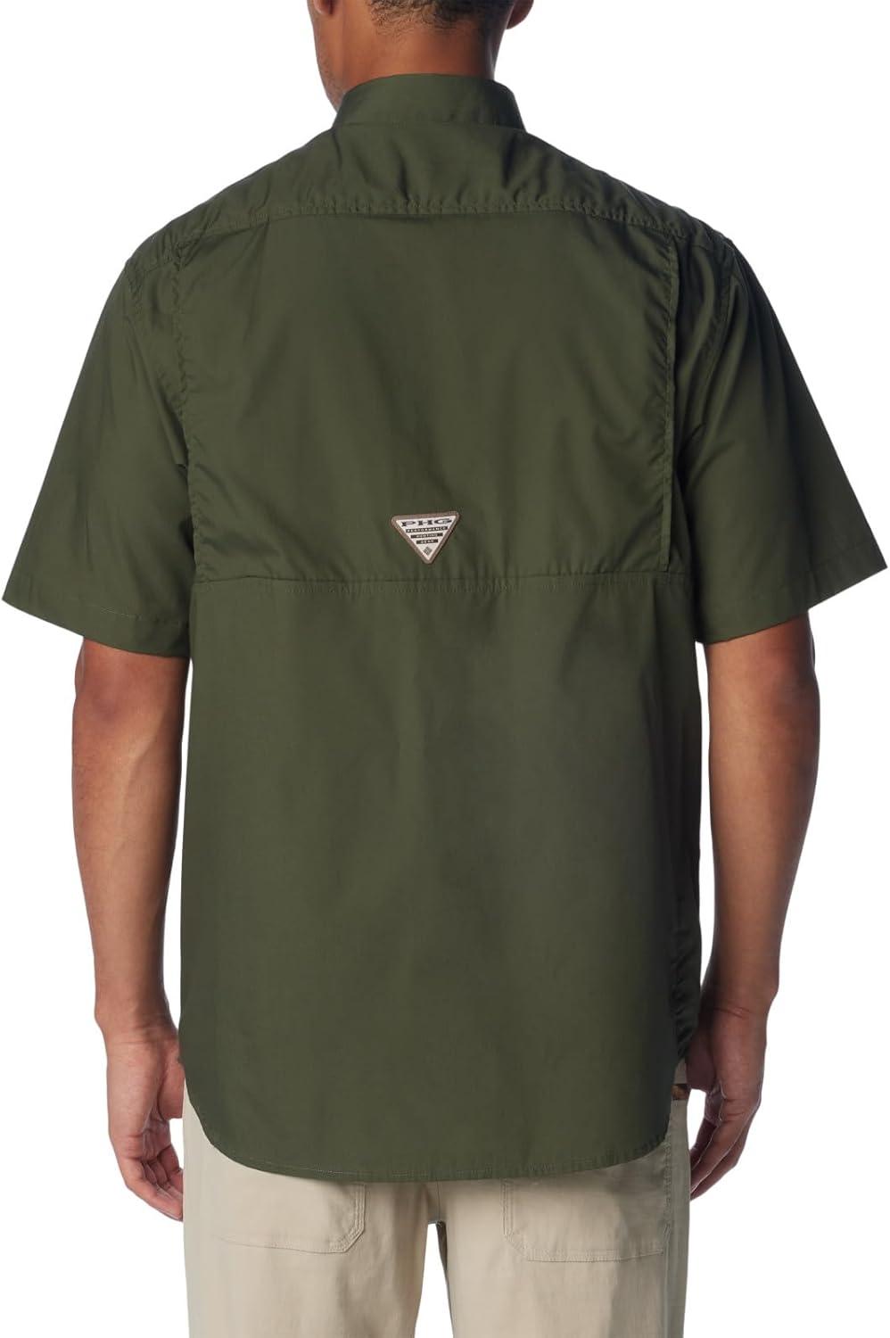 imageColumbia Mens Sharptail Short Sleeve ShirtSharptail Short Sleeve ShirtSurplus GreenRt Edge