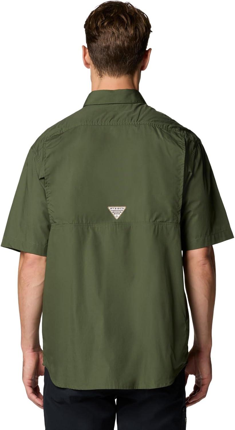 imageColumbia Mens Sharptail Short Sleeve ShirtSharptail Short Sleeve ShirtSurplus GreenTimberwoods Camo