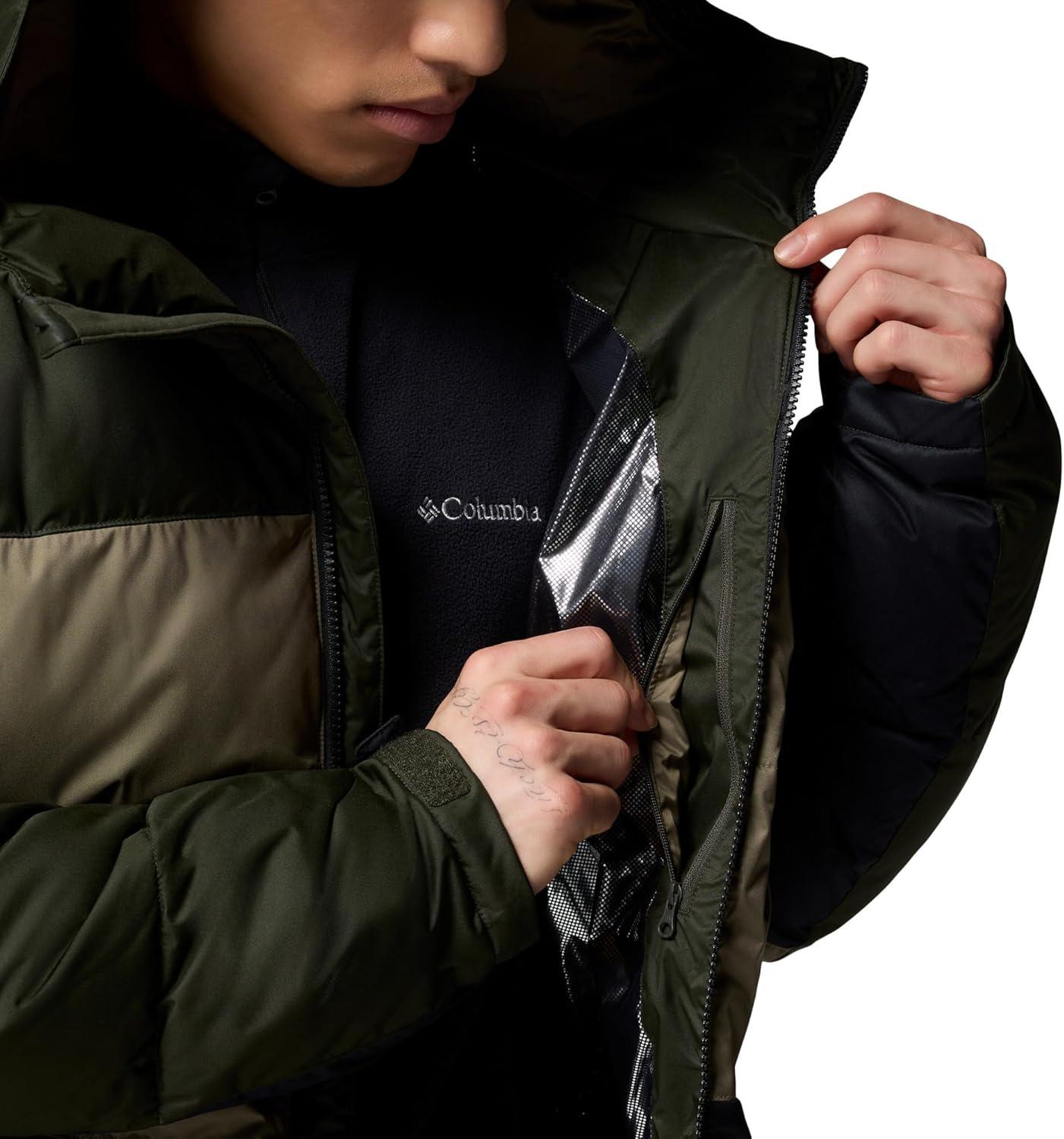 imageColumbia Mens Slope Style JacketGreenscapeStone GreenBlack