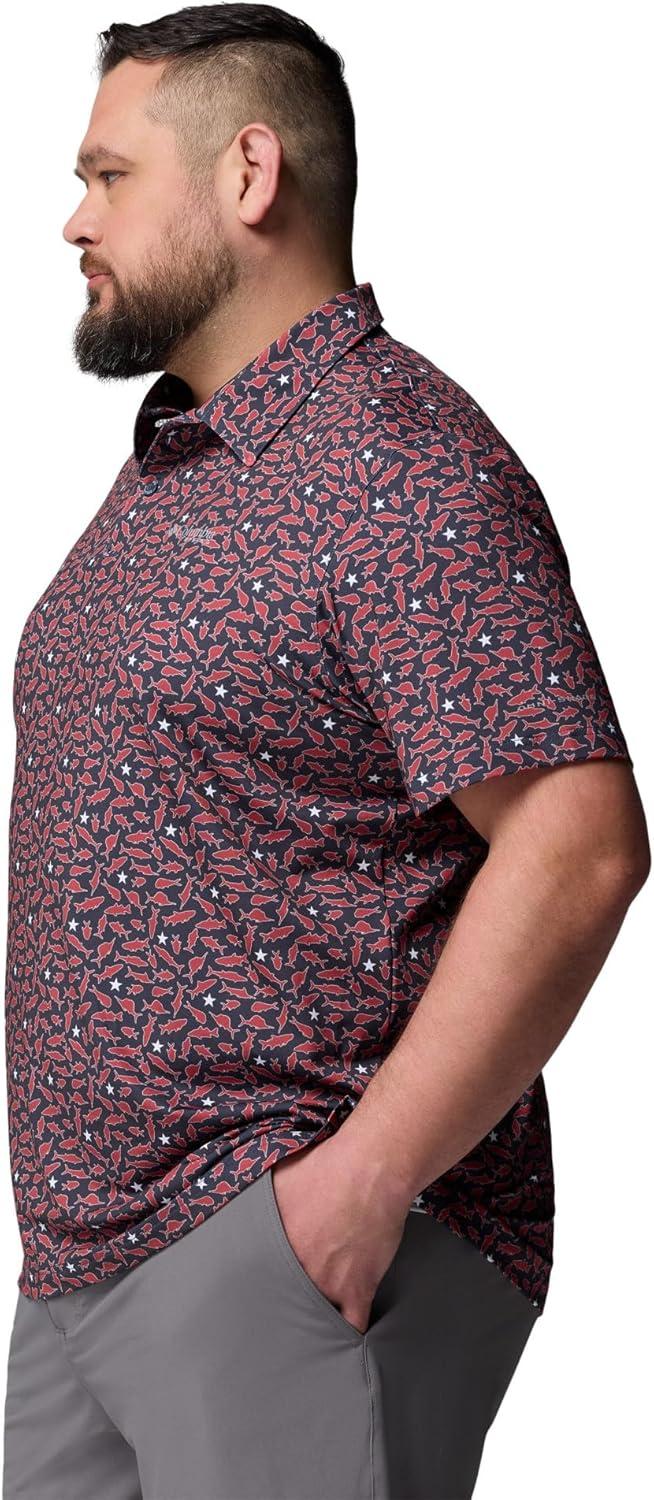 imageColumbia Mens Super Slack Tide II Stretch PoloNocturnal Fish Nation