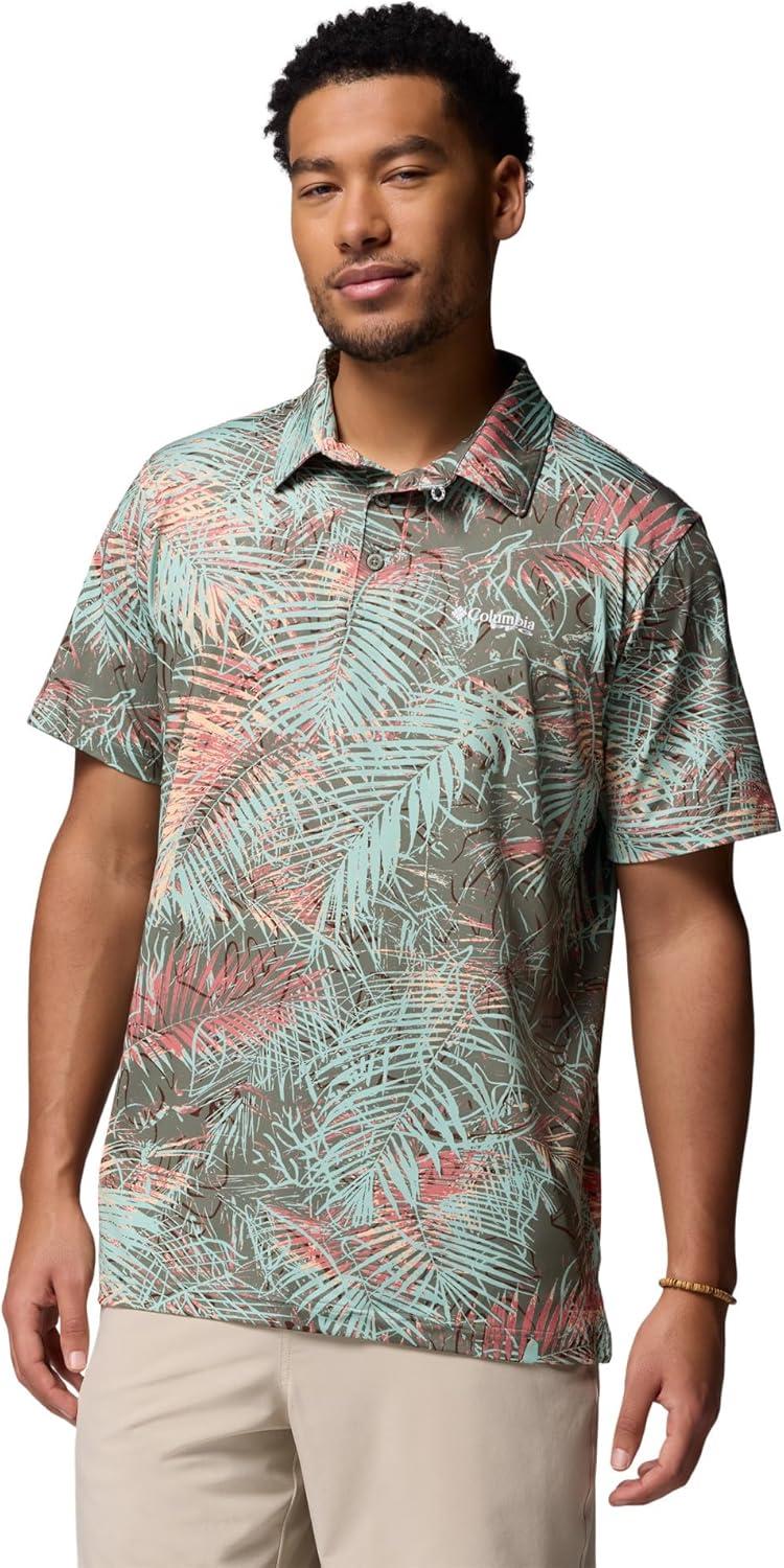 imageColumbia Mens Super Slack Tide II Stretch PoloRosewood Hooked Up