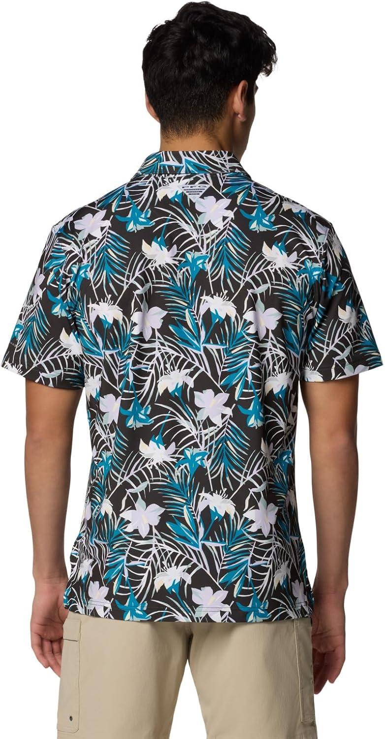 imageColumbia Mens Super Slack Tide II Stretch PoloShark Tropicfield