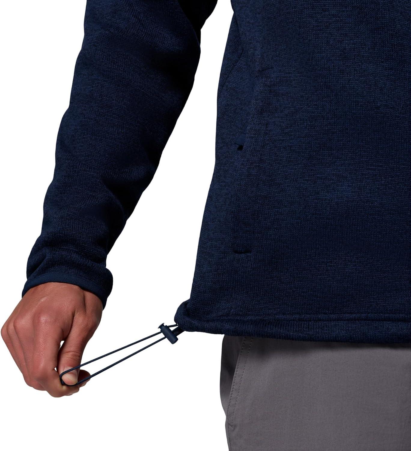 imageColumbia Mens Sweater Weather Full Zip Collegiate Navy Heather Medium