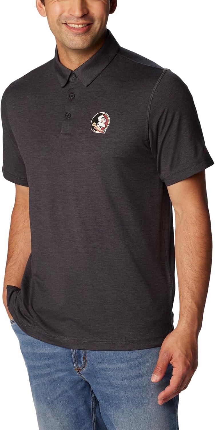imageColumbia Mens Tech Trail PoloFsu Black