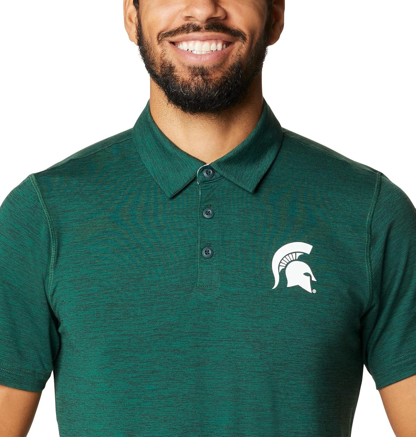 imageColumbia Mens Tech Trail PoloMs Spruce