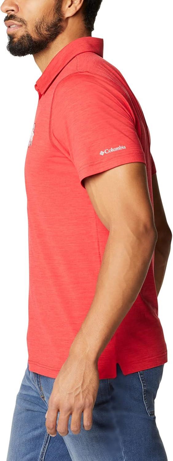 imageColumbia Mens Tech Trail PoloOs Intense Red