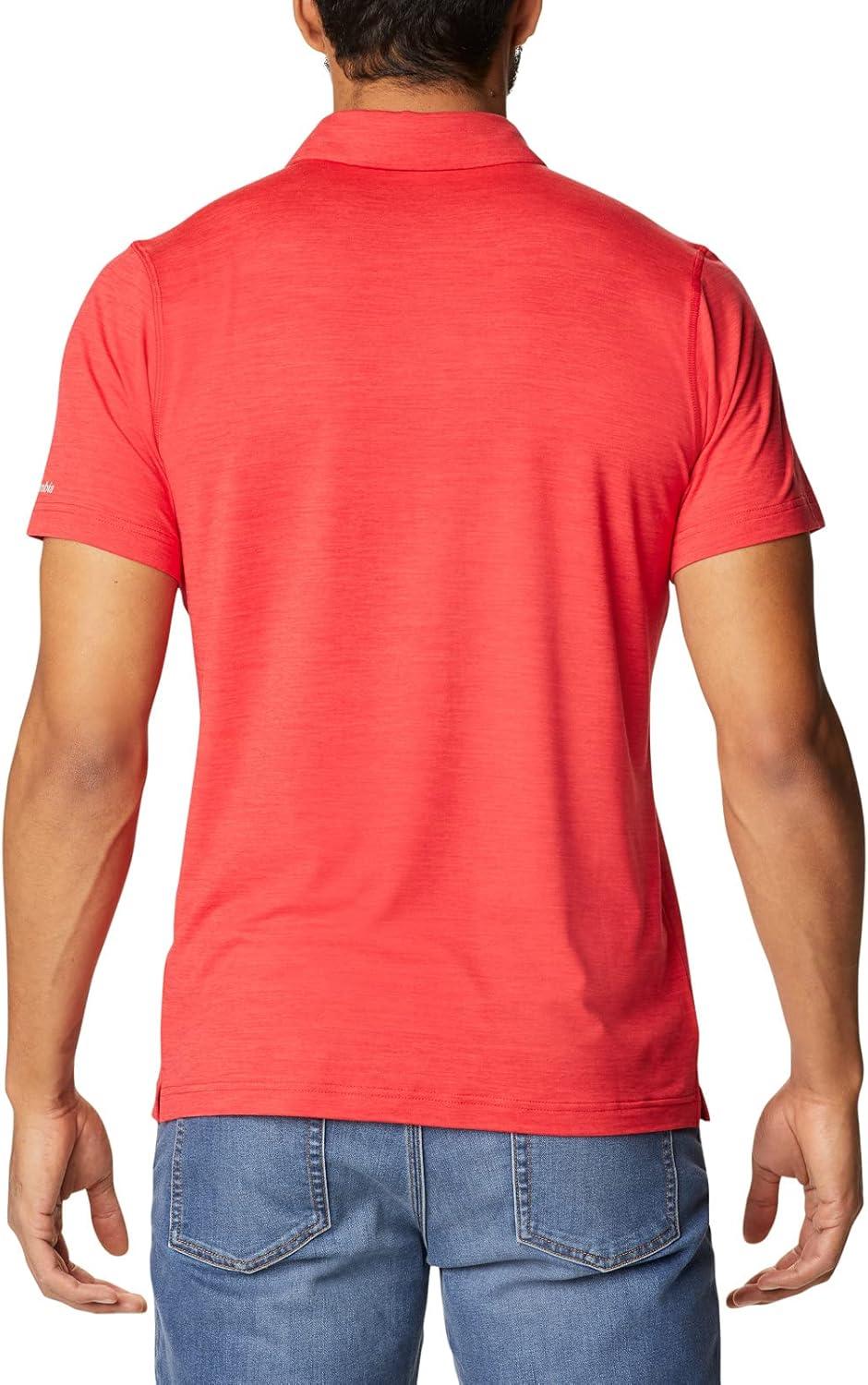imageColumbia Mens Tech Trail PoloOs Intense Red
