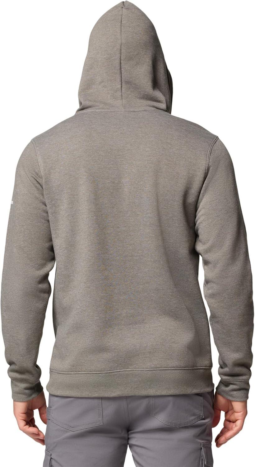 imageColumbia Mens Trek Graphic Hoodie Charcoal HeatherOutdoor Arch Large