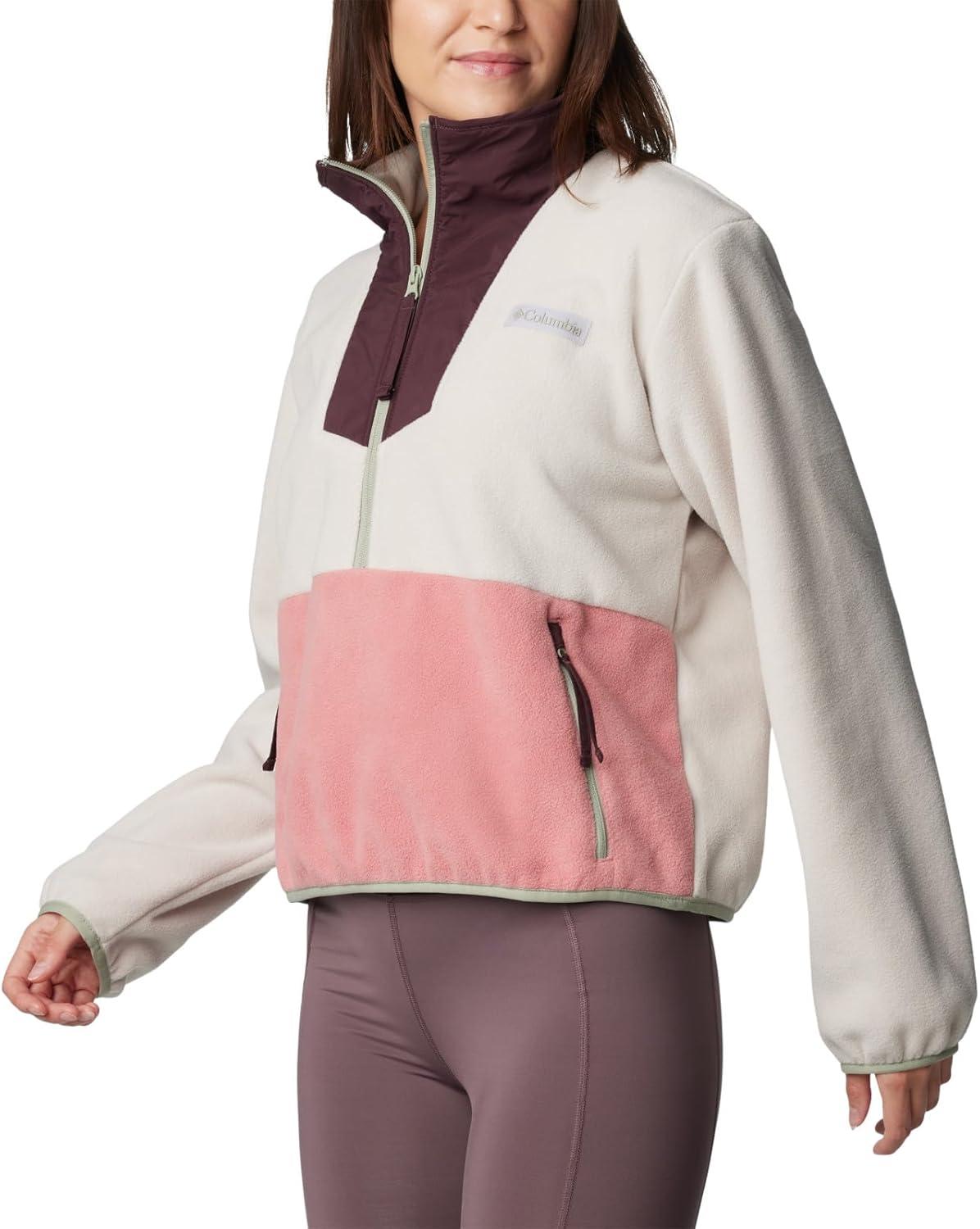 imageColumbia Womens Sequoia Grove 12 Zip FleeceDark StonePink Agave
