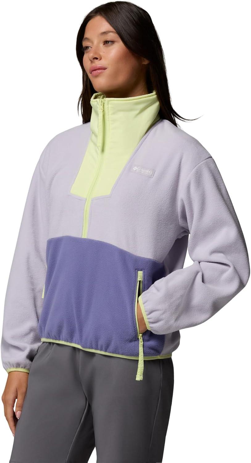 imageColumbia Womens Sequoia Grove 12 Zip FleeceLavender PearlStormwatchCitron Haze