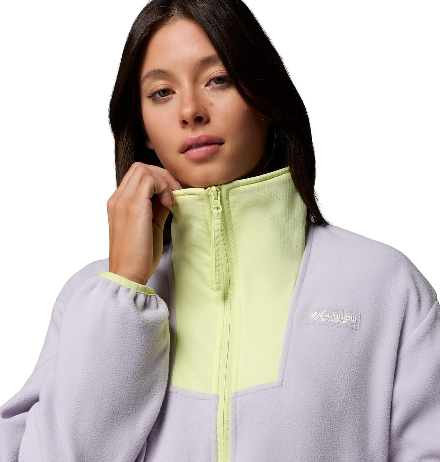 imageColumbia Womens Sequoia Grove 12 Zip FleeceLavender PearlStormwatchCitron Haze