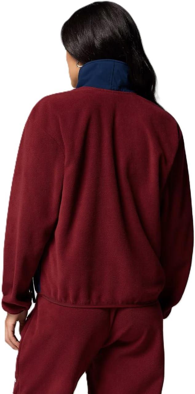 imageColumbia Womens Sequoia Grove 12 Zip FleeceRich WineCollegiate NavyMaple Sugar