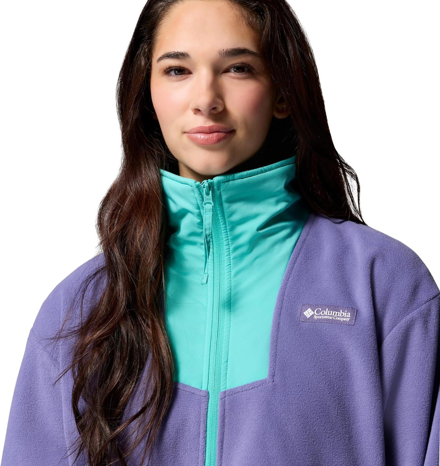 imageColumbia Womens Sequoia Grove 12 Zip FleeceStormwatchFuchsiaDolphin