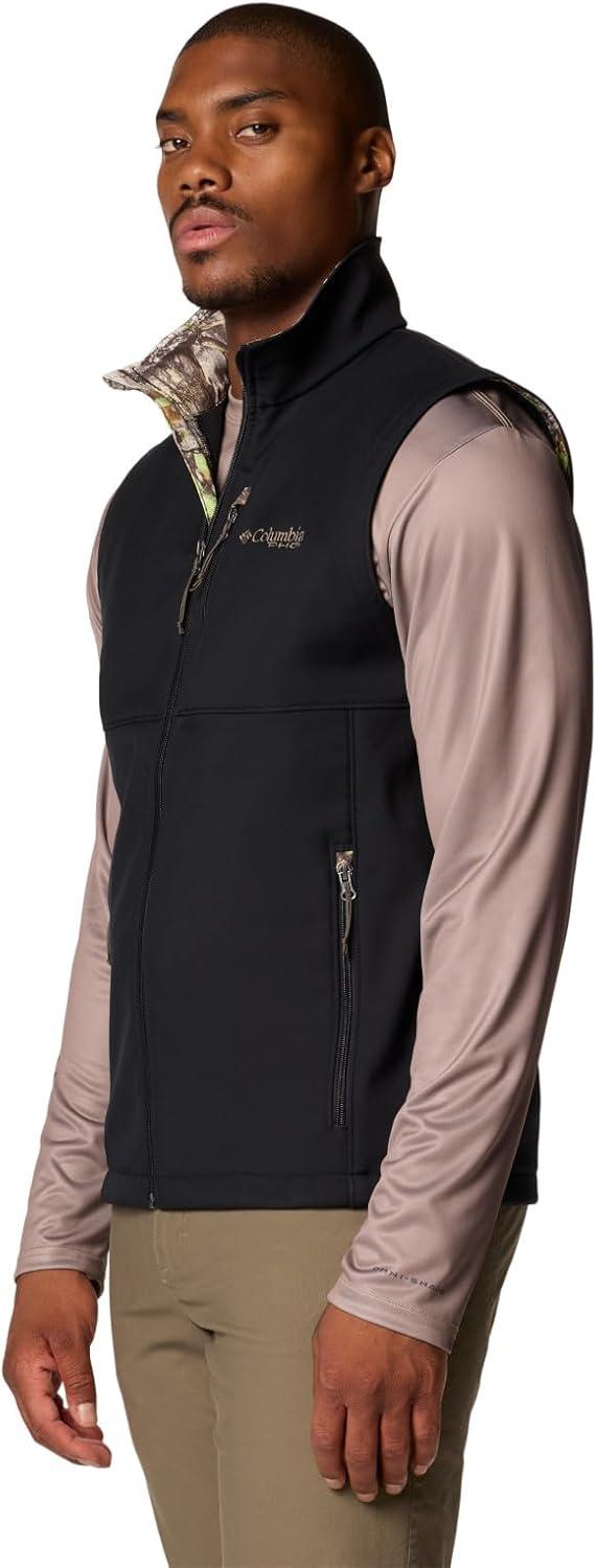 imageColumbia mens Phg Ascender II Softshell VestBlackTimberwoods Camo