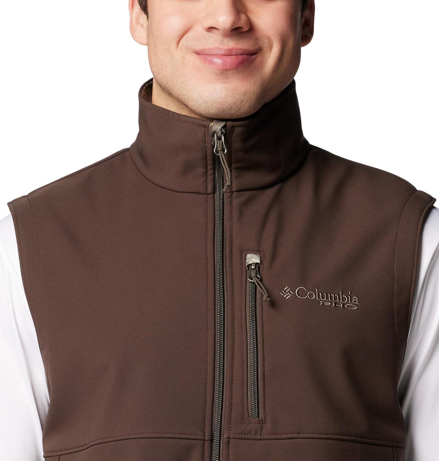 imageColumbia mens Phg Ascender II Softshell VestCordovanTimberwoods Camo
