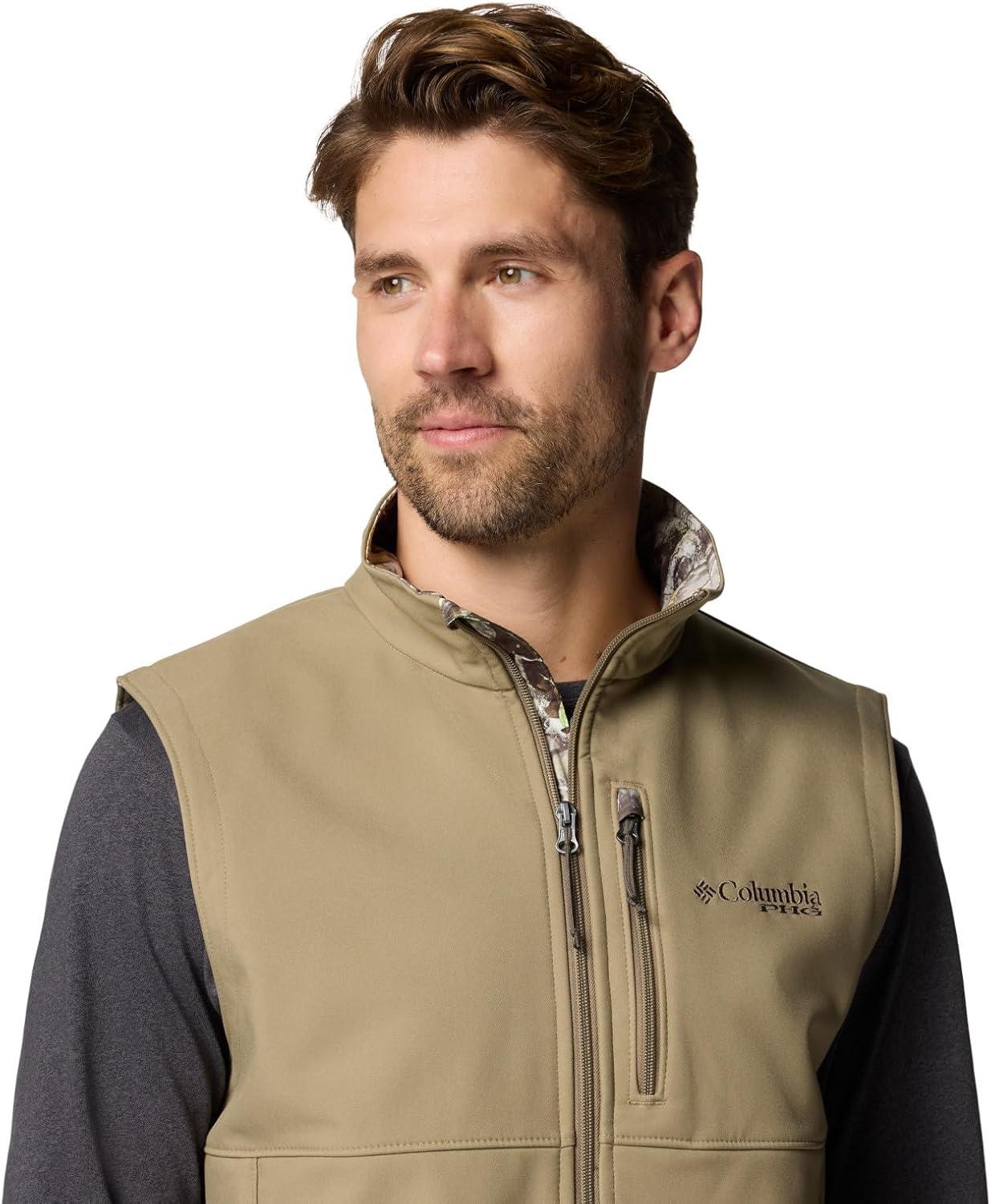 imageColumbia mens Phg Ascender II Softshell VestFlaxTimberwoods Camo