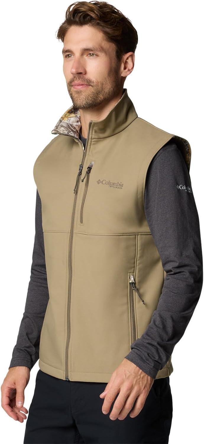 imageColumbia mens Phg Ascender II Softshell VestFlaxTimberwoods Camo