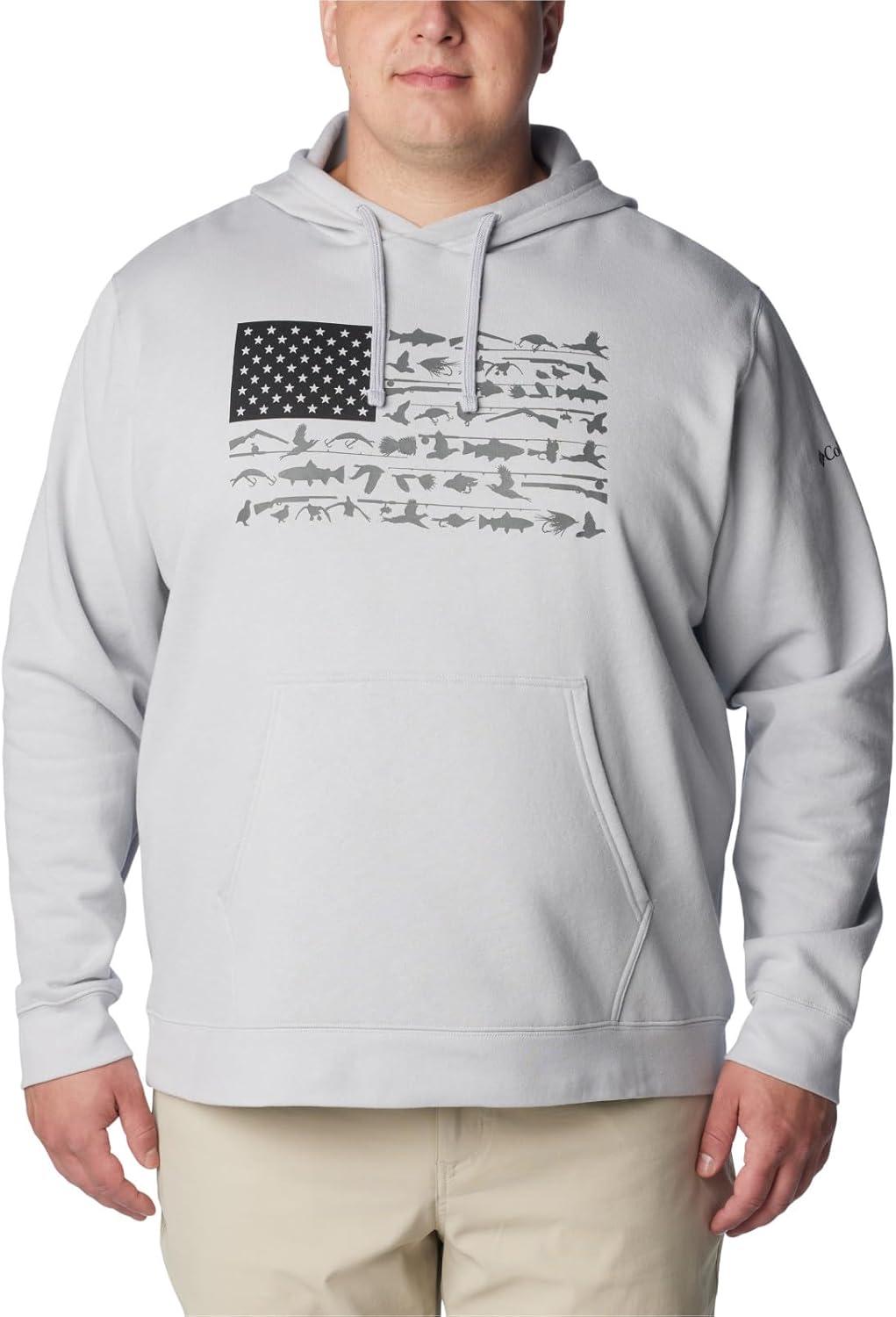 imageColumbia mens Phg Game Flag Ii HoodieHooded SweatshirtCool Grey Black Cast N Blast