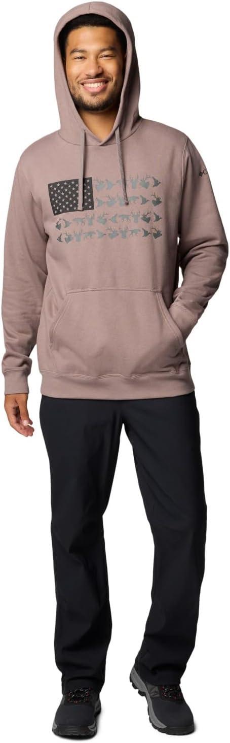 imageColumbia mens Phg Game Flag Ii HoodieHooded SweatshirtIronBlack Hunt Flag