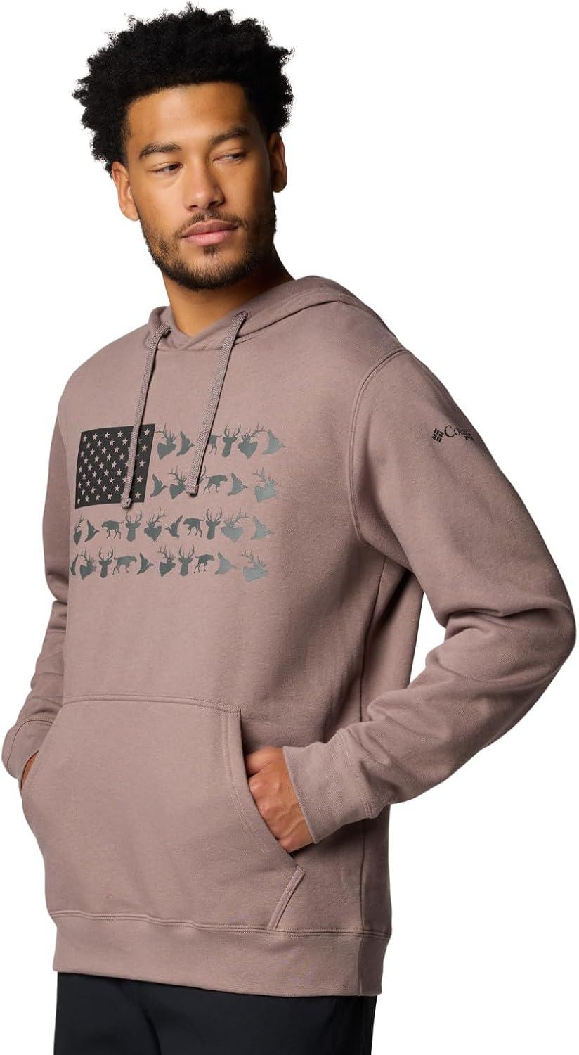imageColumbia mens Phg Game Flag Ii HoodieHooded SweatshirtIronBlack Hunt Flag