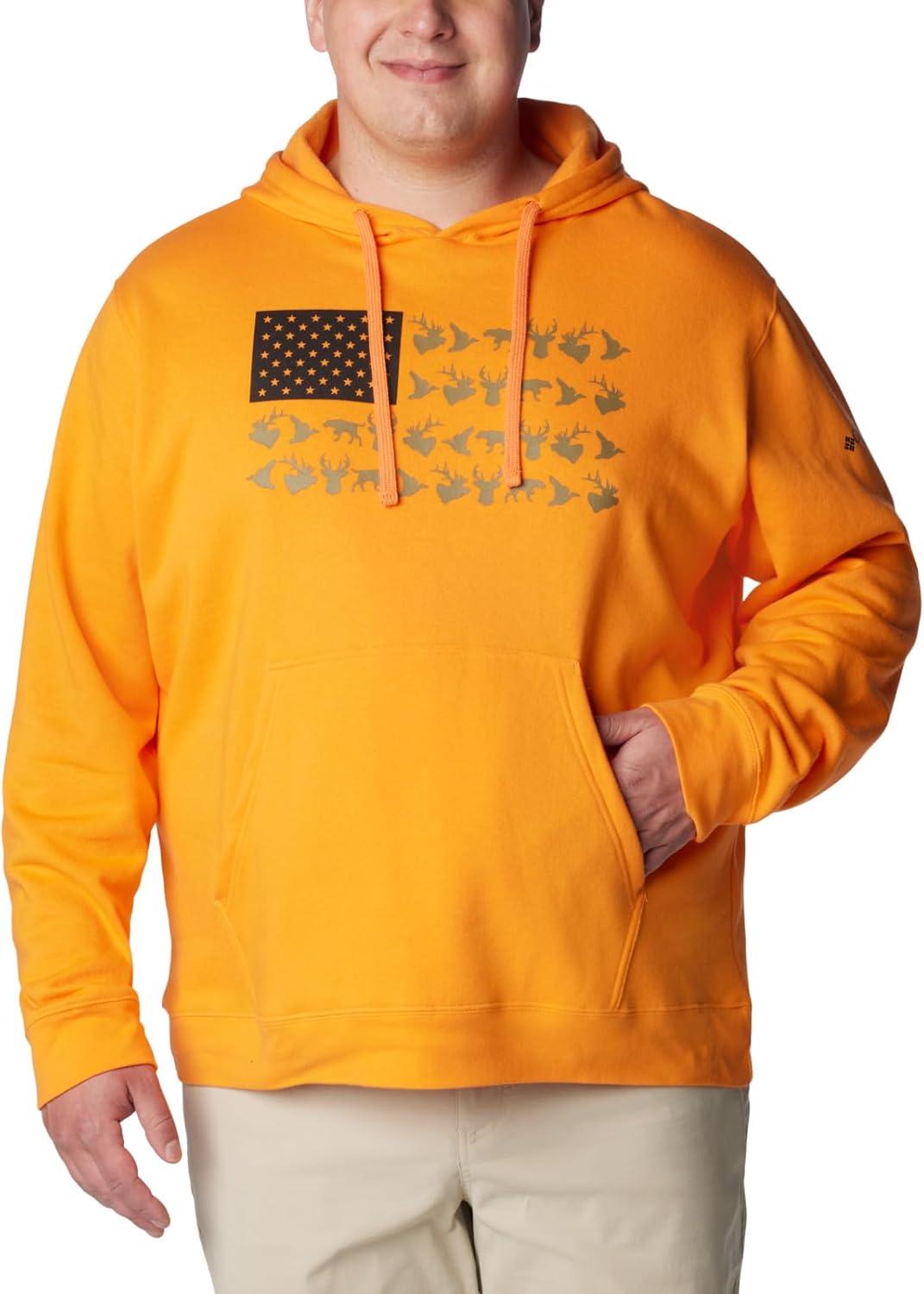 imageColumbia mens Phg Game Flag Ii HoodieHooded SweatshirtPhg Orange Black Game Flag
