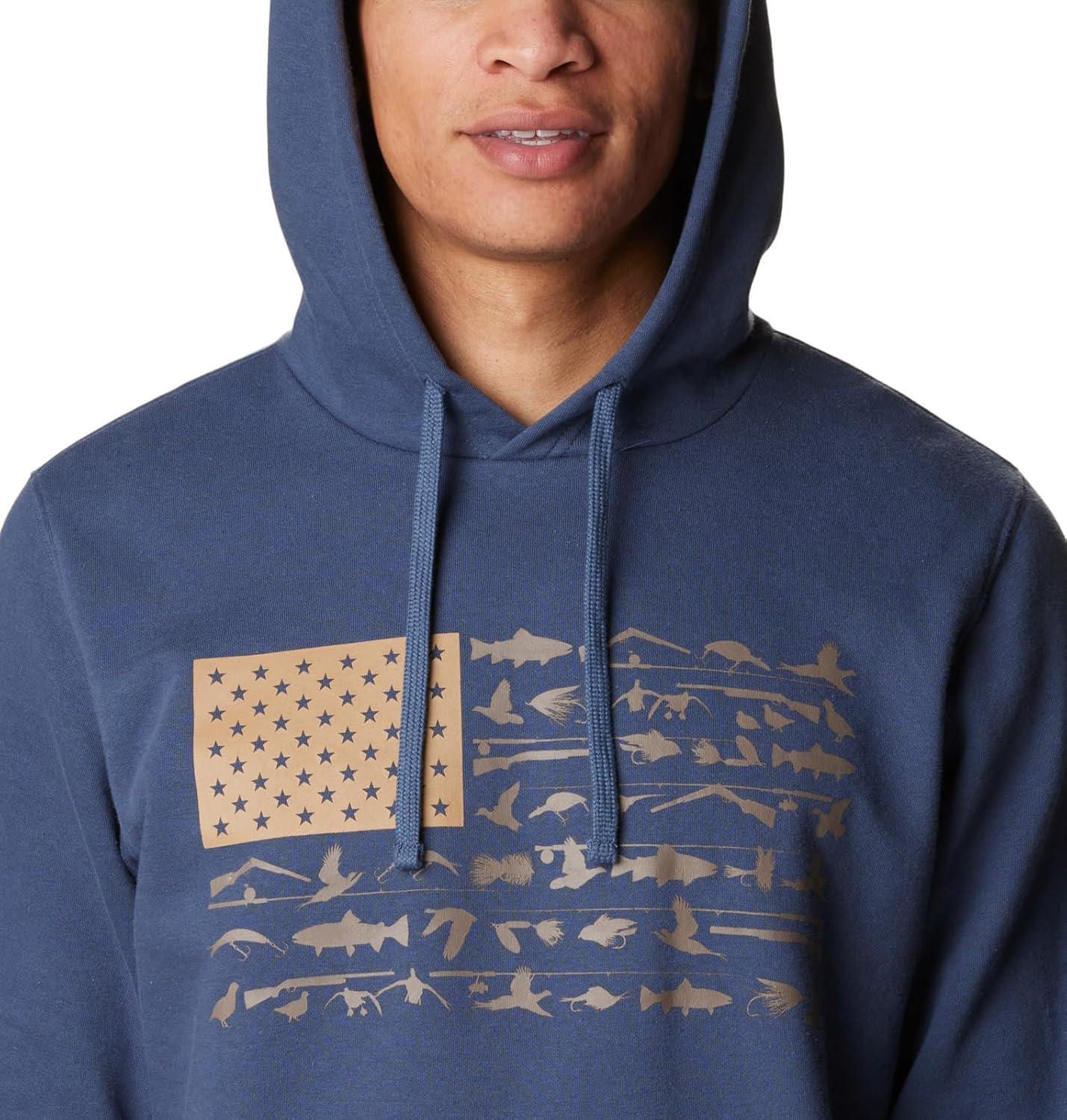 imageColumbia mens Phg Game Flag Ii HoodieHooded SweatshirtZinc Sahara Cast N Blast