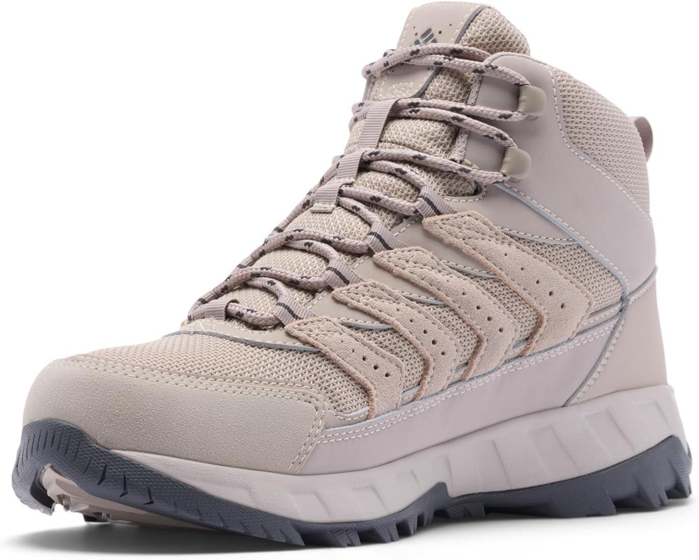 imageColumbia mens Strata Trail Mid WaterproofSoft TaupeDark Grey