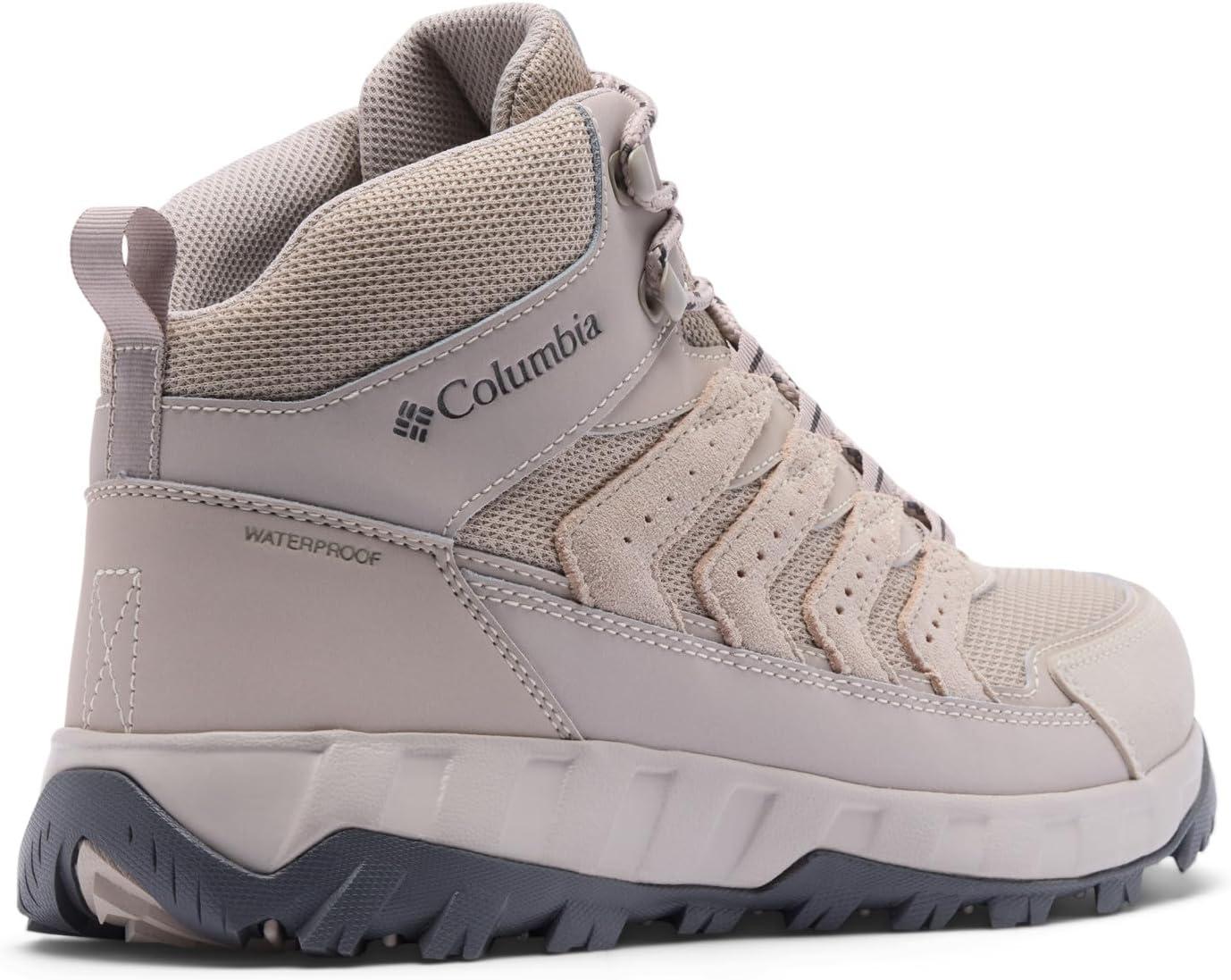 imageColumbia mens Strata Trail Mid WaterproofSoft TaupeDark Grey