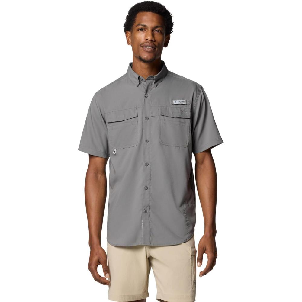 imageColumbia Mens Blood and Guts V Short Sleeve ShirtCity Grey