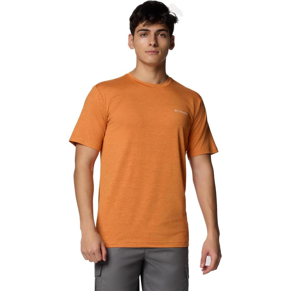imageColumbia Mens Kwick Hike Back Graphic Short Sleeve TeeTuscan HeatherPlanet Watch