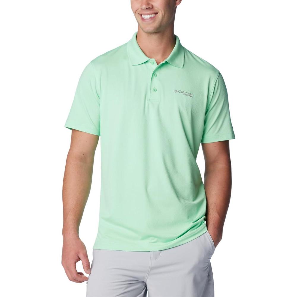 imageColumbia Mens Low Drag Offshore PoloOcean Mint