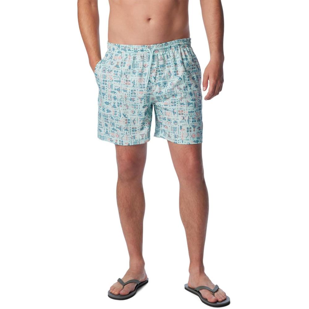 imageColumbia Mens PFG Ramble Quick Dry Swim ShortIcy Morn Fishtiki
