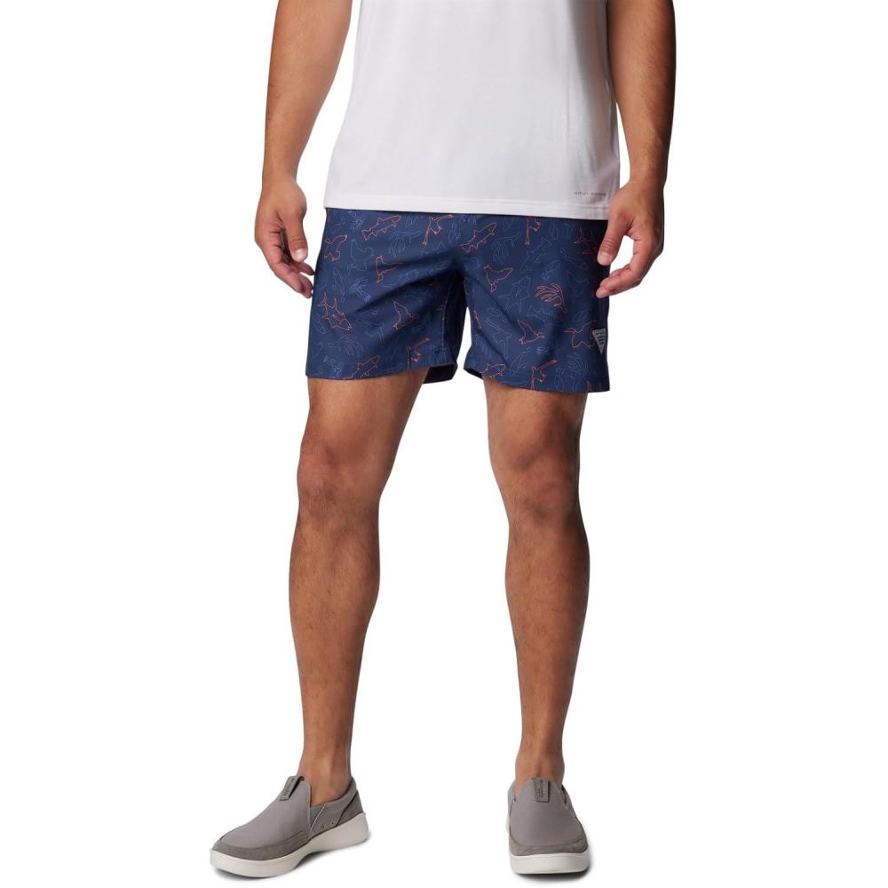 imageColumbia Mens PFG Ramble Quick Dry Swim ShortNocturnal Casted N Blasted