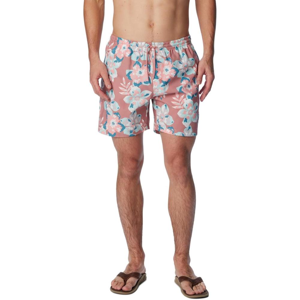 imageColumbia Mens PFG Ramble Quick Dry Swim ShortSandalwood Pink Botanicraze