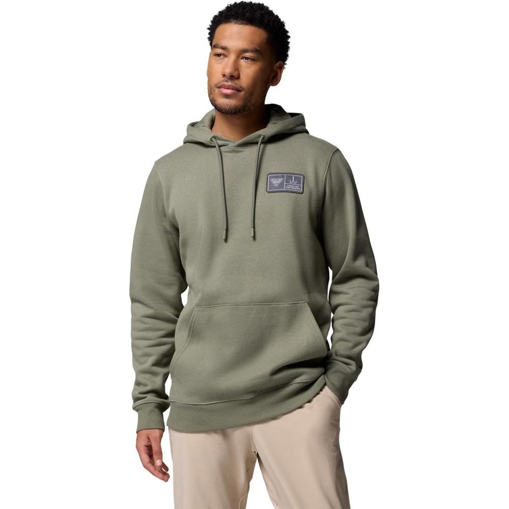 imageColumbia Mens Pfg Castback HoodieCypressFotw Hooks