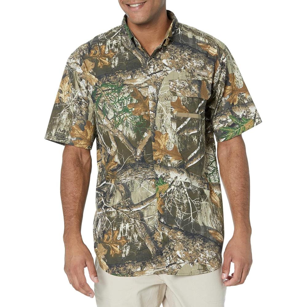 imageColumbia Mens Sharptail Short Sleeve ShirtSharptail Short Sleeve ShirtRealtree Edge