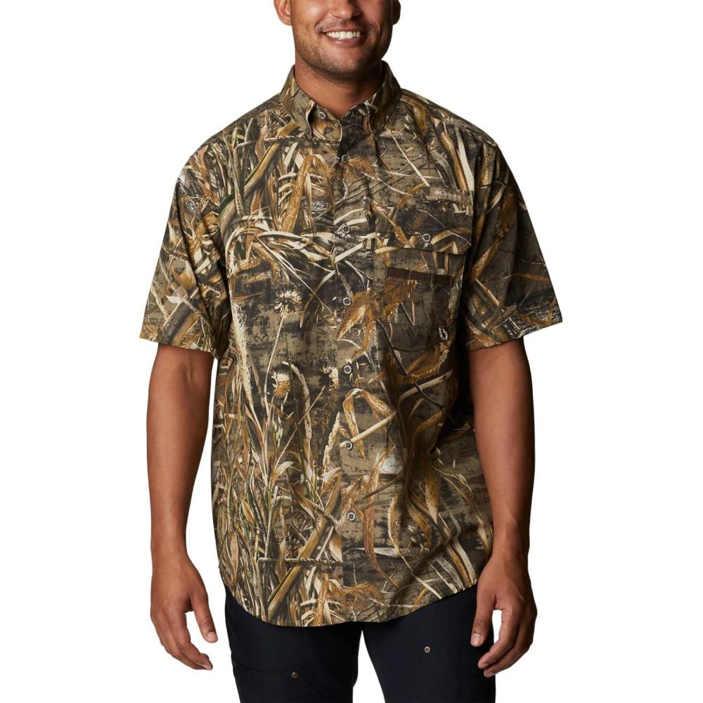 imageColumbia Mens Sharptail Short Sleeve ShirtSharptail Short Sleeve ShirtRealtree Max5