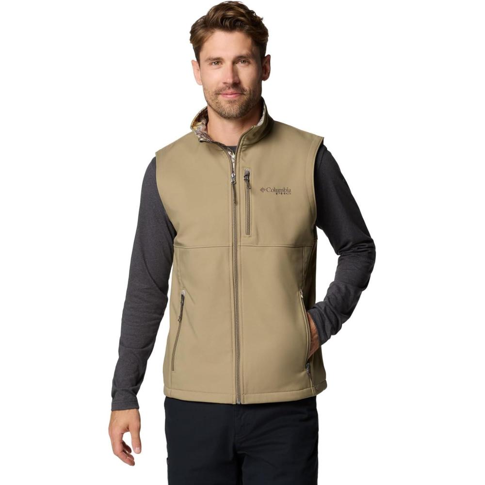 imageColumbia mens Phg Ascender II Softshell VestFlaxTimberwoods Camo