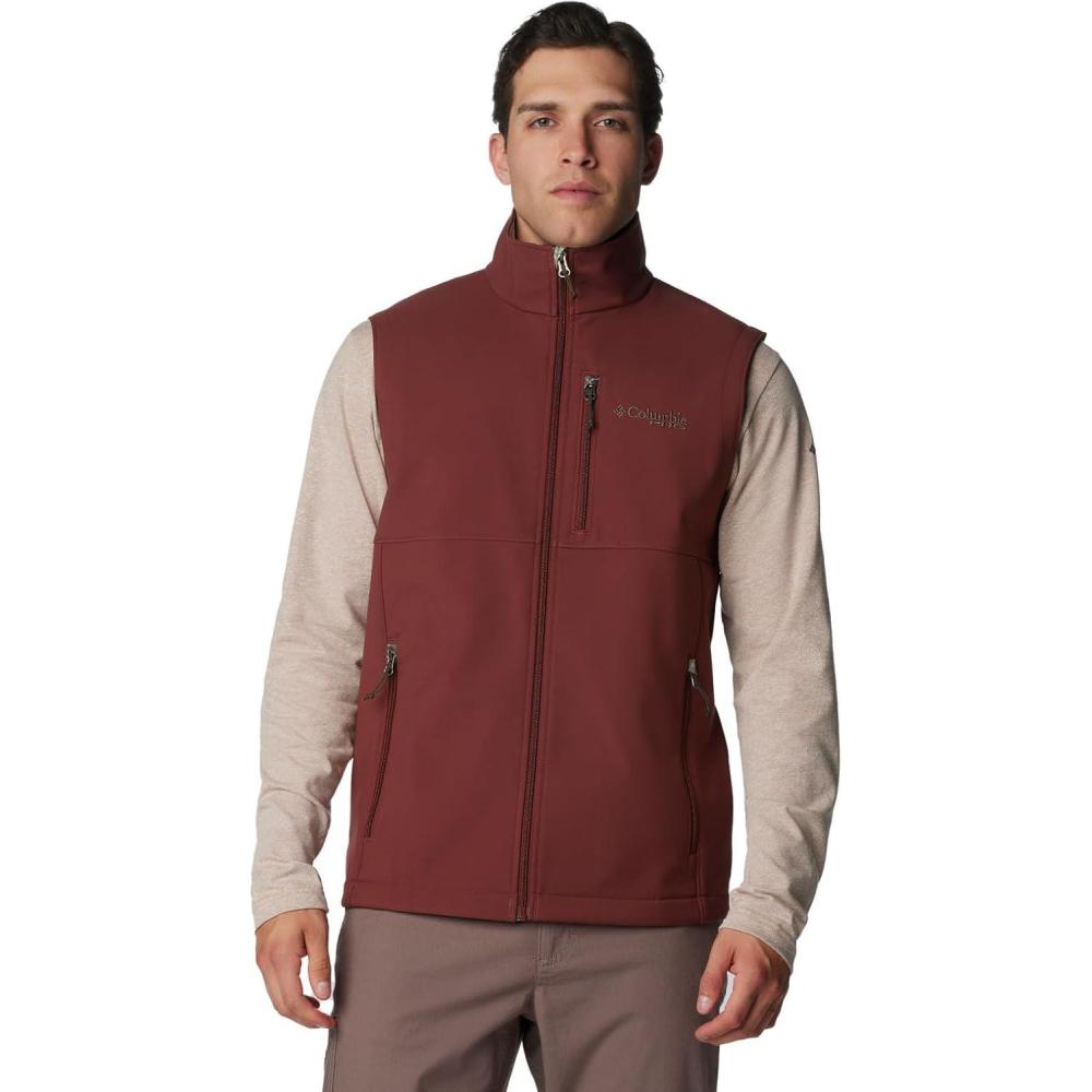 imageColumbia mens Phg Ascender II Softshell VestRed RocksTimberwoods Camo