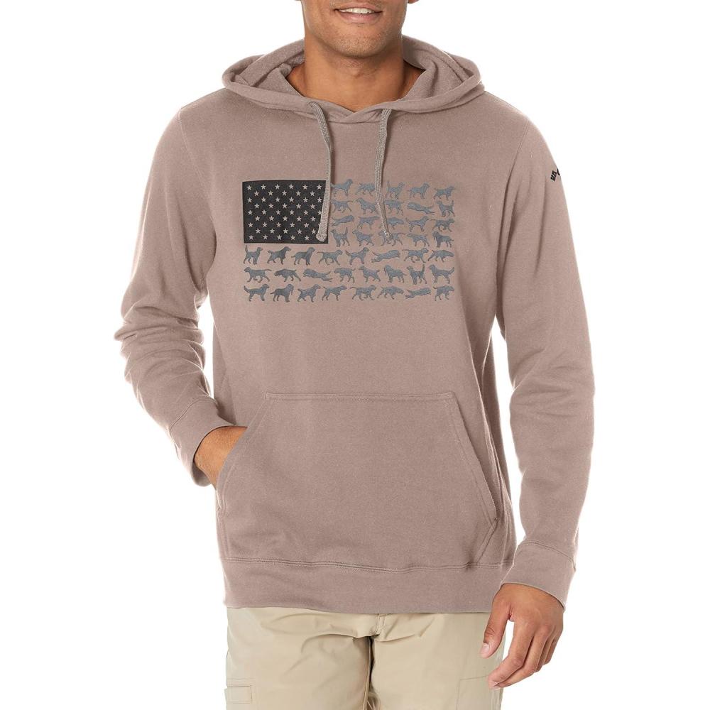 imageColumbia mens Phg Game Flag Ii HoodieHooded SweatshirtIronBlack Dog Flag
