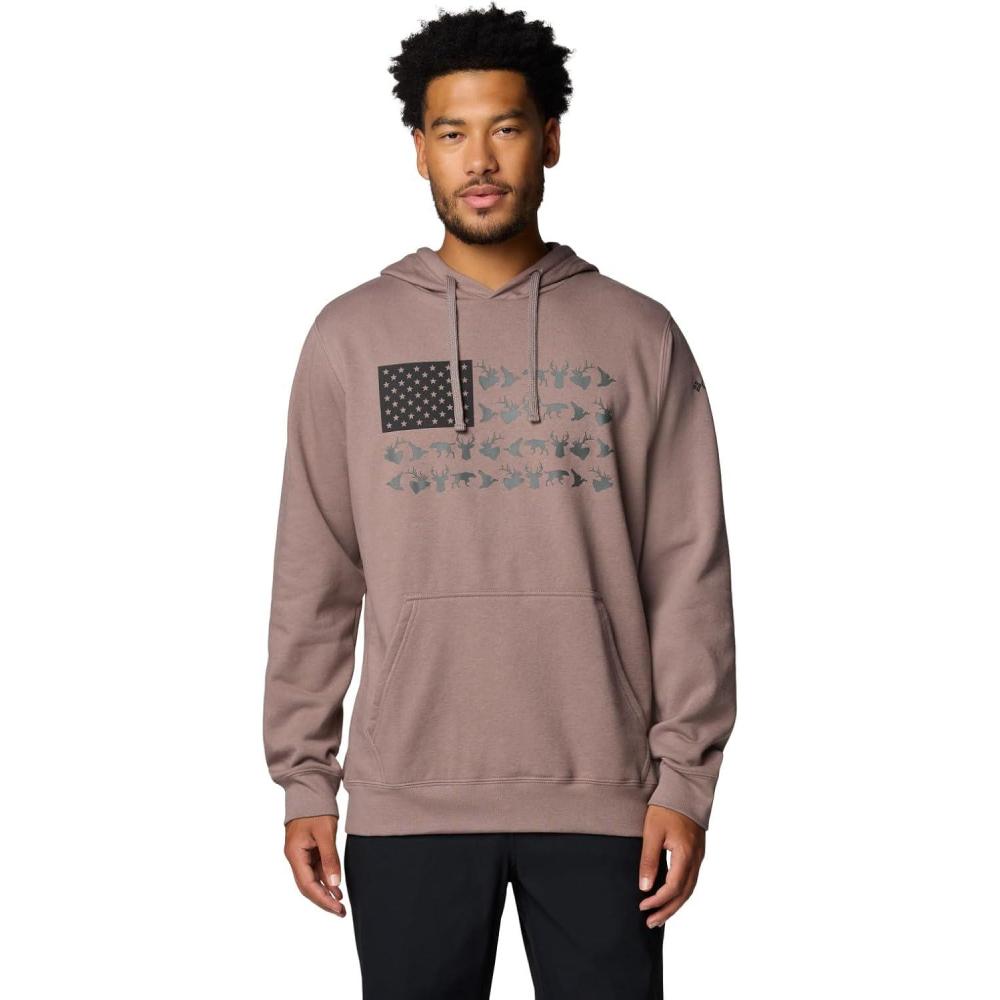 imageColumbia mens Phg Game Flag Ii HoodieHooded SweatshirtIronBlack Hunt Flag