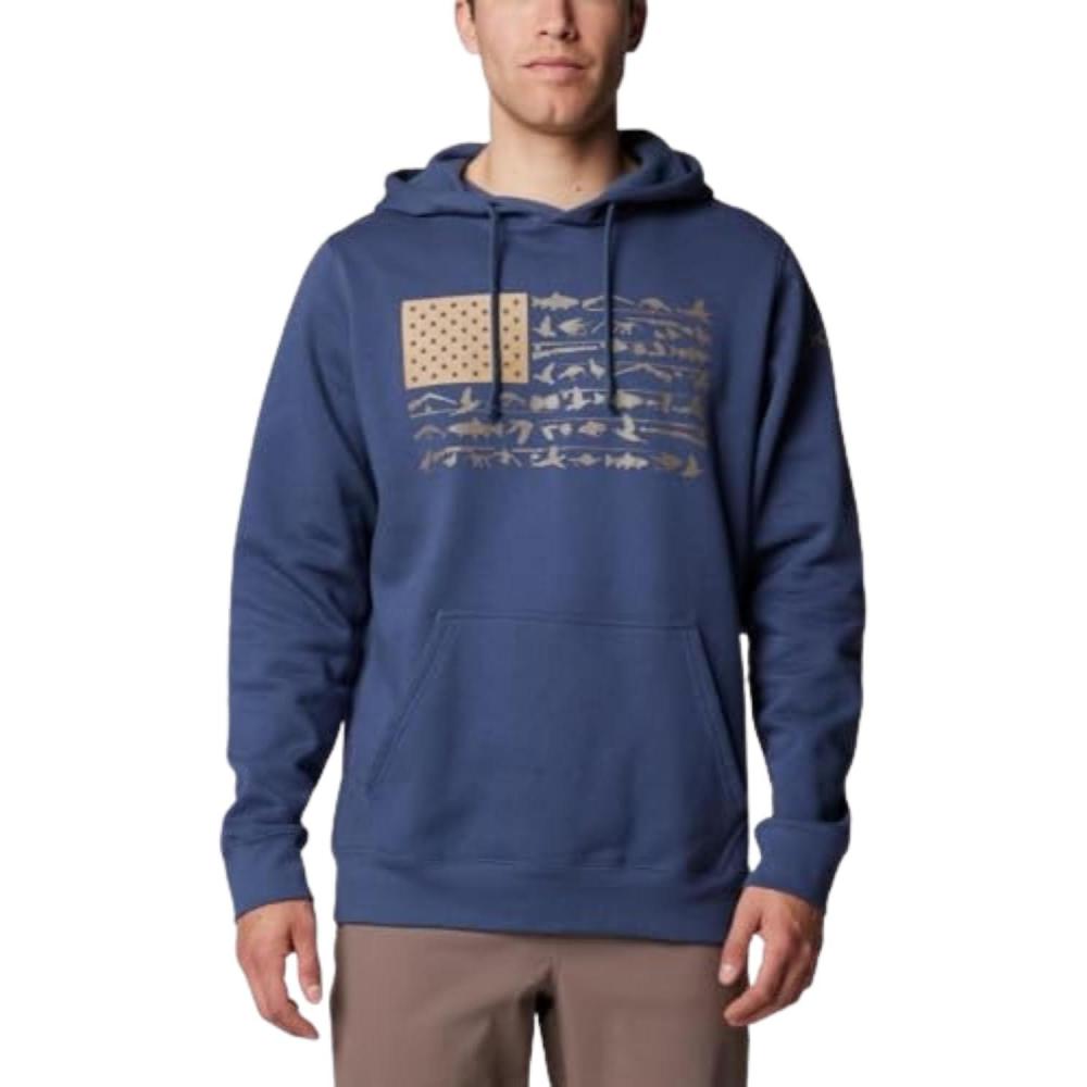imageColumbia mens Phg Game Flag Ii HoodieHooded SweatshirtZincIron Cast  Blast Flag