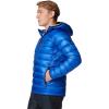 Columbia Men’s Arctic Crest Down Hooded Jacket(Mountain Blue)