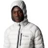 Columbia Men’s Arctic Crest Down Hooded Jacket(Nimbus Grey)