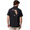 Columbia Men’s Collegiate Slack Tide Camp Shirt(Fsu – Black)